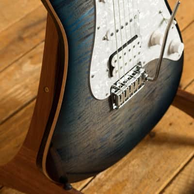 Suhr Standard Plus Faded Trans Whale Blue Burst Pau Ferro image 6