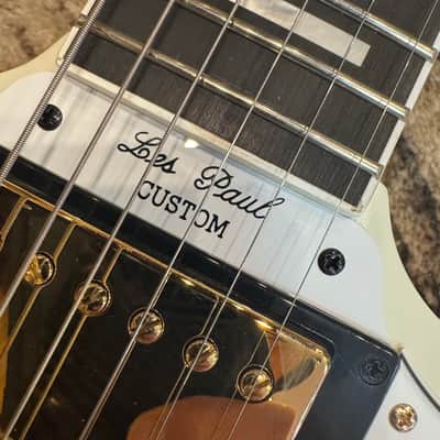 Epiphone "Inspired by Gibson Custom" '63 Les Paul SG Custom with Maestro Vibrola 2024 - Present - Classic White image 7