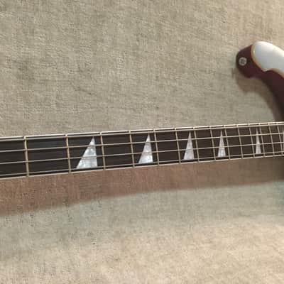 Left Hand Lefty Bass Paul McCartney 2000's Psychedelic Finish Stereo Output Neck Through DCustom image 4
