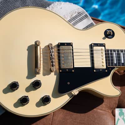 1989 Burny RLC-60 - 60's Style Les Paul Custom w Long Tenon, Open Book Headstock & Split Diamond Inlay - Made in Japan - Pro Set Up w Perfect Frets/Action/Intonation! image 12