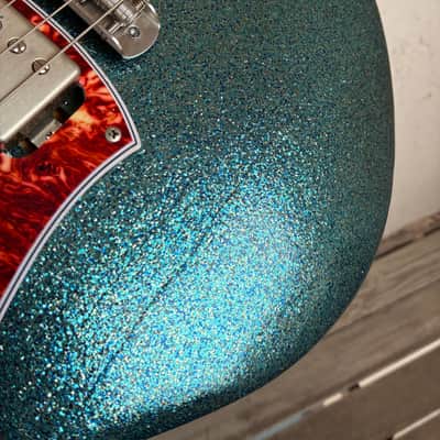 YouTube Vid in Description!! JD Simo’s Novo Serus J Merman Sparkle Modified original soft case electric guitar image 19