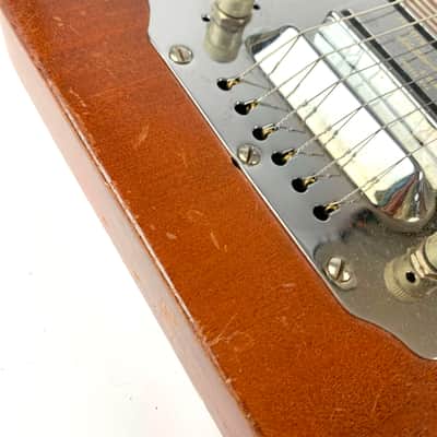 Electromuse Lap Steel 1940s - Natural original internal cable and case included! image 11