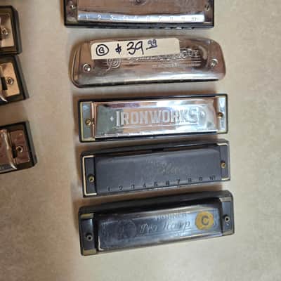 Harmonica LOT of 15~Hohner, Lee Oskar, Blues Harp image 3