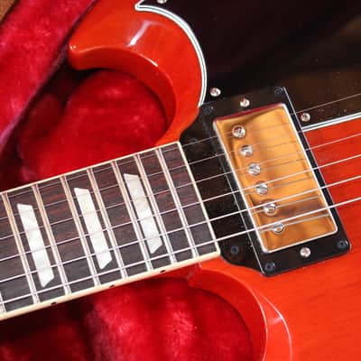 Gibson SG Standard '61 w/ Maestro Vibrola 2022 Gibson Demo Shop Guitar Vintage Cherry image 14