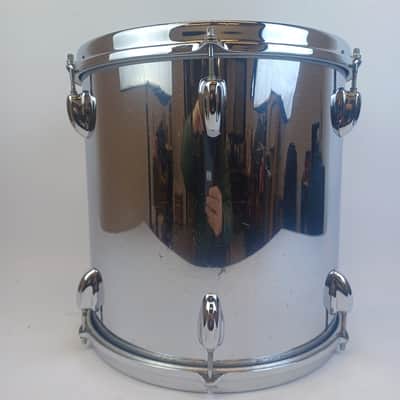 Slingerland 13x13"Chrome Over Wood Power Mega-Tom Magnum Vintage 5ply Maple Drum image 3