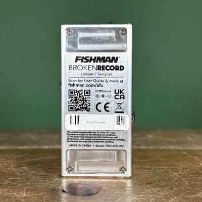 Fishman AFX Broken Record Mini 2023 - Present - Black / Silver image 3
