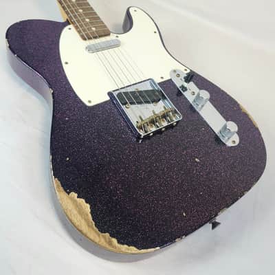 Fender Custom Shop 1960 Tele Relic, Time Machine, Ash Body, AAA Rosewood FB, Magenta Sparkle, w/HSC image 9