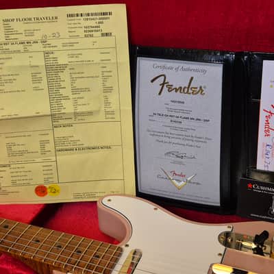 Fender Custom Shop '63 Tele Roasted 3A Flame MN Relic 2025 - Dirty Shell Pink ☆VIDEO☆ image 15