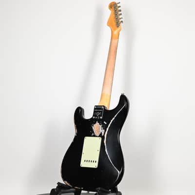 Fender Custom Shop Limited Edition 1962 Stratocaster w/ Handwound 60/63 Pickups, Heavy Relic- Black 2026 (CZ589673) image 15
