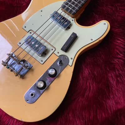 c.1967-Burns/Teisco Telecaster Style Bass MIJ Vintage Bass “White” image 7
