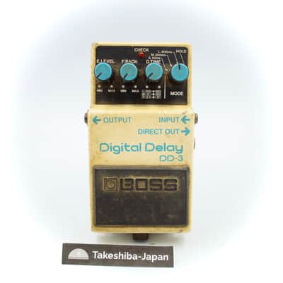 Boss DD-3 Digital Delay 1993 Made in Taiwan Blue Label Guitar Effect Pedal DF75872