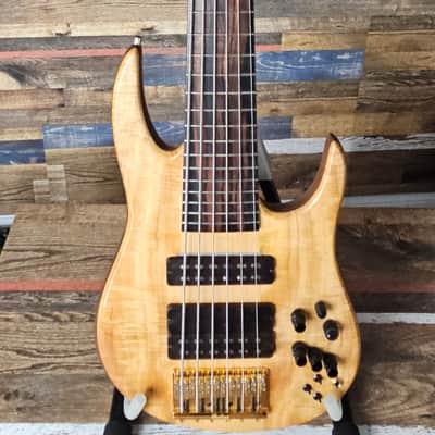 Fodera Anthony Jackson Custom 1990 - Natural image 8