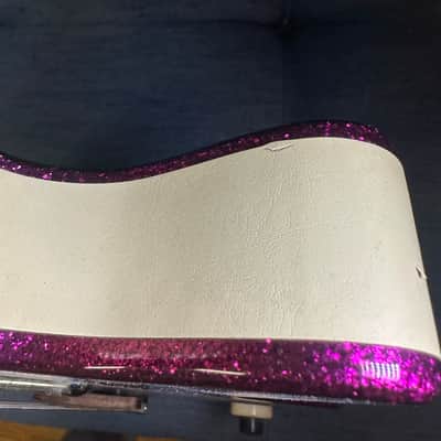 Danelectro Convertible 1990s - Magenta Sparkle image 12