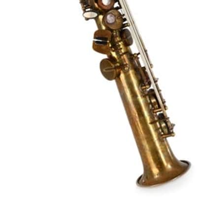 Sax Dakota SDSS-XR-72 XR Series Soprano Saxophone - Raw Bronze image 2