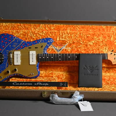 Fender Custom Shop Jazzmaster "Blue with Red & Gold" Thorn / Gallenberger Project 2022 image 2