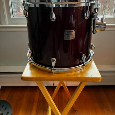 Yamaha Maple Custom Absolute 2005 - 14 x 12" Cherry image 1