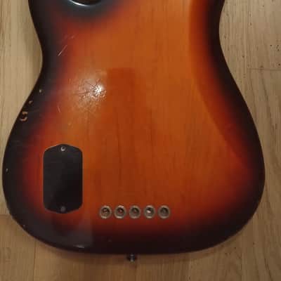 Fender American Deluxe Precision Bass V 2000 3-Color Sunburst USA — Delano Pickups, Original Case image 2