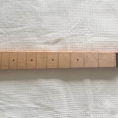 Fender Squier 2025 Affinity 5-String Jazz Bass Guitar NECK, Custom Upgraded with New Vintage 60's Style Nitrocellulose Amber Lacquer Finish, Precision P-Bass image 1