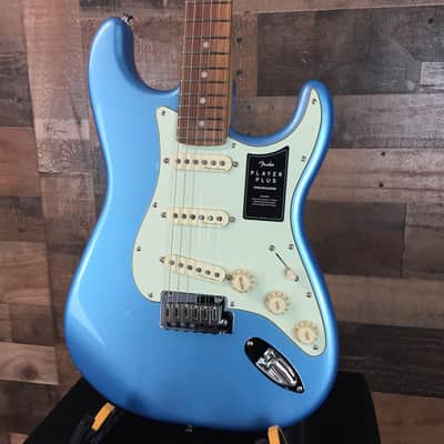 *Used* Fender Player Plus Stratocaster Opal Spark, Gig Bag, 614 image 3