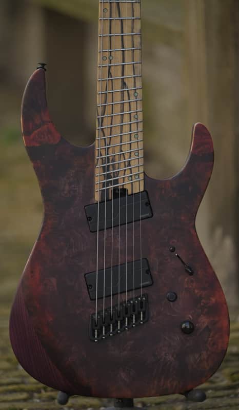 Legator Ninja N7FX-BM Multi-Scale 7 String - Blood Moon | Reverb