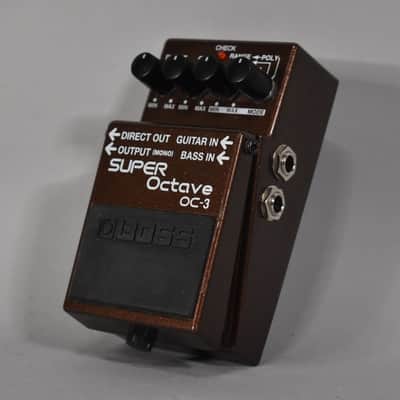 Boss OC-3 Super Octave Effect Pedal Brown image 1