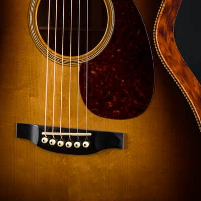 Bourgeois OMS DB Signature Figured Mahogany and Aged Tone Bearclaw Adirondack Spruce Sunburst Used (2022) image 9