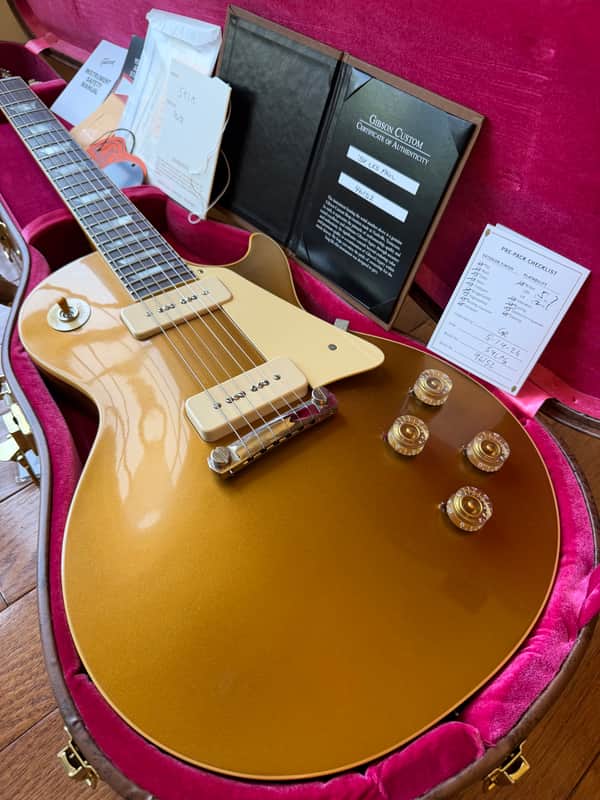 2026 Gibson Custom Shop Les Paul Standard ‘54 Reissue R4 VOS - Gold Top image 1