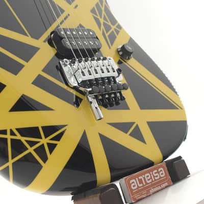EVH Striped Series Electric Guitar 2024 Black/Yellow 3498gr image 8