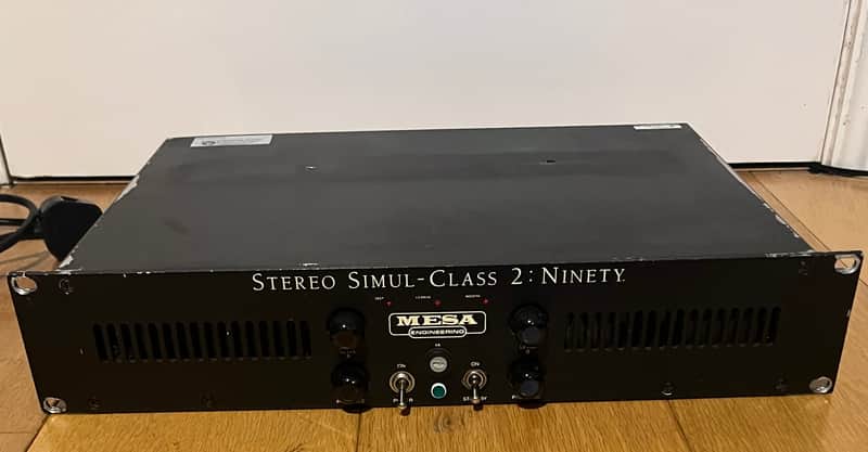Mesa Boogie Stereo Simul-Class 2:Ninety Power Amp - 1st Gen (1992, Serial N-0224) - Fresh Harma Tubes & Serviced image 1