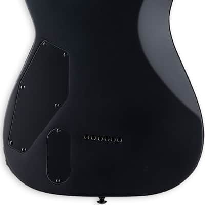 ESP LTD MH-1000 Baritone Electric Guitar, Ebony Fingerboard, Black Satin Bild 3