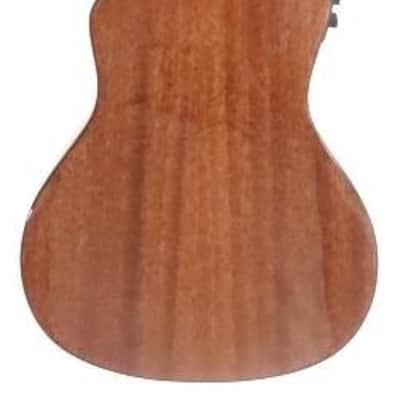 Lanikai MAS-CEC Solid Mahogany Electric Acoustic Cutaway Concert Ukulele w/ Case image 5