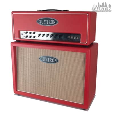 Guytron GT100 F/V Head & Cab Red Tolex image 2