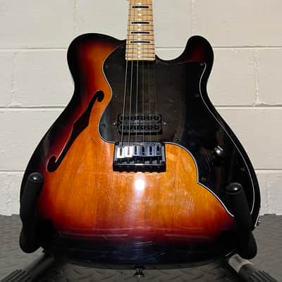 Fender Classic Series '72 Telecaster Thinline Sunburst Custom w/Fender Deluxe Molded Case image 21