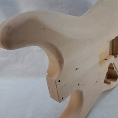 Unfinished Basswood HSH guitar body - fits Fender Strat Stratocaster neck Floyd Rose P077 image 7