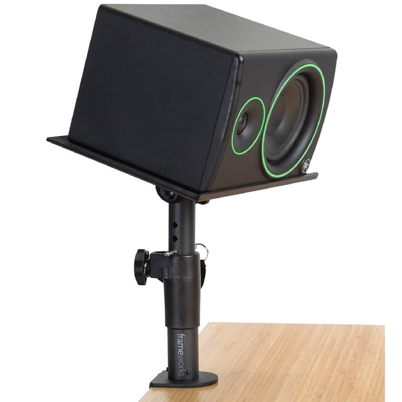 Gator GFW-SPKSTMNDSKCMP Clamp-On Studio Monitor Stands (Pair) image 3