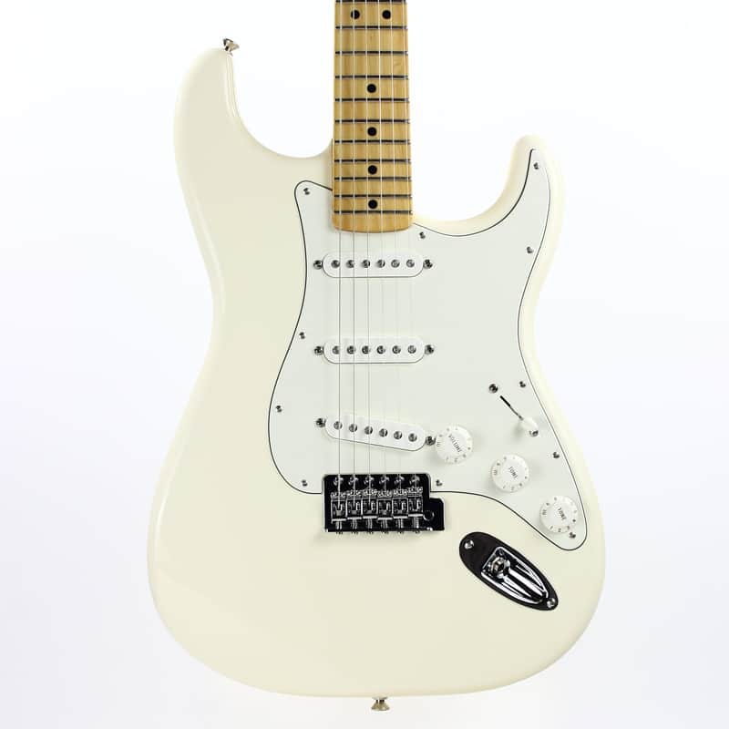 2012 Fender Made in Mexico Stratocaster Olympic White MIM -- Mexican Strat, Maple Neck, Hardshell Case! Bild 1