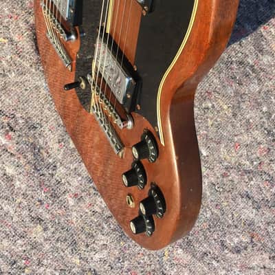 Gibson SG EDS-1275 6/12 Double Neck 1974 - Walnut image 5