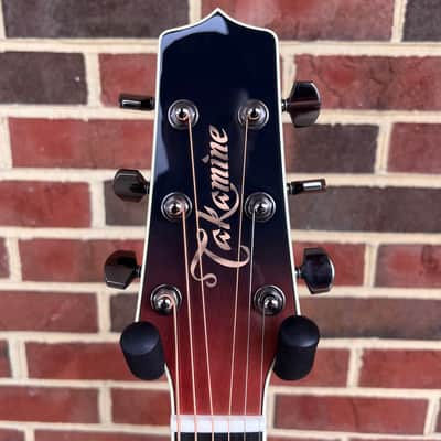 Takamine 2024 LTD, Solar System, Gloss Penumbra Blue Fade, Sitka Spruce Top, Rosewood Back & Sides, Ebony Fretboard, CTF-2N Electronics, Case image 7