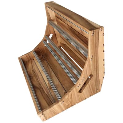 13U / 126hp Eurorack case VITA-slim • Rails + Threaded strips / Walnut / Unpowered image 4