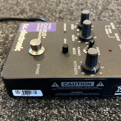 TC Electronic Stereo Chorus + Pitch Modulator & Flanger Guitar Effects Pedal 1991 - 2016 - Black image 3
