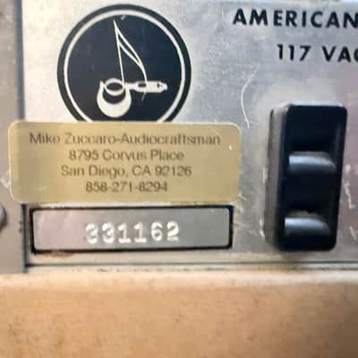 Berlant Concertone preamp 1950-1960 - Dark grey image 3