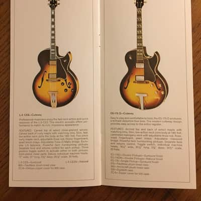 Vintage REPLICA 1970 Gibson Electric Acoustic Guitar 10 page Catalog - VERY RARE! image 3