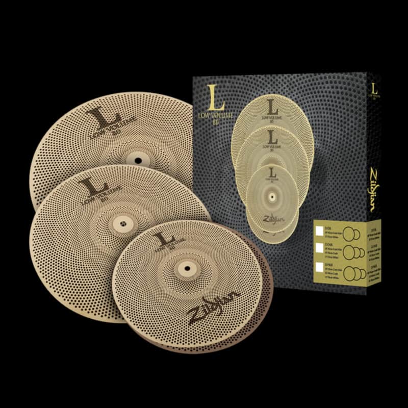 Zildjian LV468 L80 Low Volume Cymbal Set - 14/16/18 inch image 1