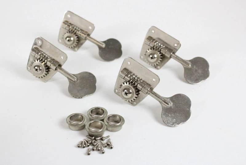 1950s-1960s Reissue Fender Jazz/Precision/Telecaster Bass Tuners NO LOGO Relic Set USA image 1