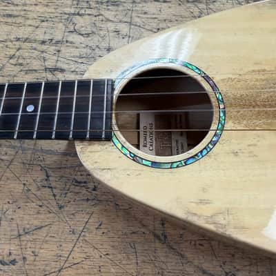 Used Romero Creations  TTMG Tiny Tenor -Spalted Mango "Georgia" Tenor Ukulele with Original Case Strung with a Low G image 5