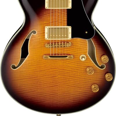 Ibanez John Scofield Signature  6 String Electric Guitar w/Case - Vintage Sunburst (JSM100VT) image 4