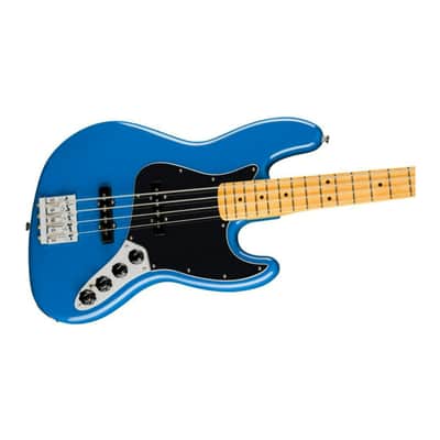 Fender Player II Modified Active Jazz Bass 4-String Right-Handed Guitar with Alder Body, Maple Neck, and Maple Fingerboard (Electric Blue) image 3