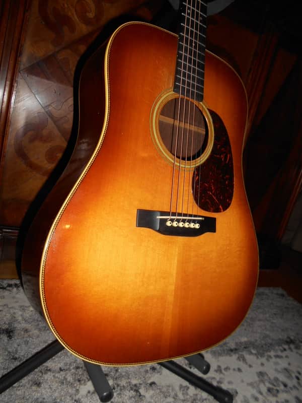 1940 Martin D-28 Herringbone Sunburst image 1