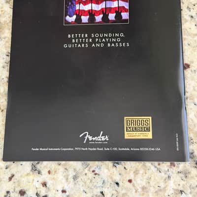 Fender Brochure Catalog 90s-2000s left-handed Stratocaster hardtail Fat American Standard paisley floral Strat Texas special American series telecaster American precision jazz bass five string hot rodded image 20