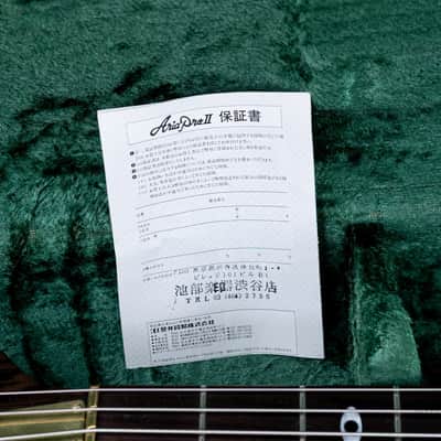 1990s Aria Pro II Super Bass SB-800 See-through Black Vintage Neck Through Bass, Near-Mint w/ Case & Hangtag image 17